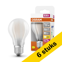 Προσφορά: Λάμπα LED Osram E27 Mat Dimmable 2700K 7.5W Warm White (75W) 6Τεμ
