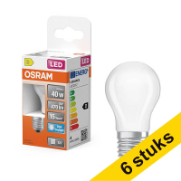 Προσφορά: Λάμπα LED Osram E27 Mat P45 6500K 3.4W Cold White (40W) 6Τεμ
