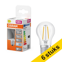 Προσφορά: Λάμπα LED Osram E27 P45 Filament 4000K 1.8W Neutral White (25W) 6Τεμ