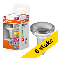 Προσφορά: Λάμπα LED Osram E27 Reflector R63 Dimmable 2700K 4.9W Warm White (60W) 6Τεμ