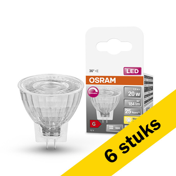 Προσφορά: Λάμπα LED Osram GU4 Dimmable 2700Κ 2,8W (20W) 6Τεμ LOS00299 - 1