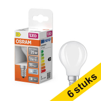 Προσφορά: 6 Λάμπες LED Osram E14 Μπάλα P45 Ματ 1.8W (25W) | 4000K