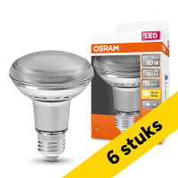 Προσφορά: 6 Λάμπες LED Osram E27 Ανακλαστήρας R80 4.8W (60W) | 2700K