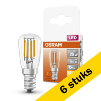 Προσφορά: 6 Λάμπες Osram E14 LED με διάφανο σωλήνα 2.8W (25W) LOS00357