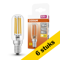 Προσφορά: 6 Λάμπες Osram E14 LED με διάφανο σωλήνα 4.2W (40W) LOS00359