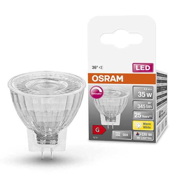 Led Spot Osram GU4 | MR11 | 2700K | Ρύθμιση έντασης | 4,5W (35W) LOS00300 - 1