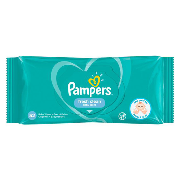 Μωρομάντηλα Pampers Fresh Clean (52 τεμάχια) SPA00115 - 1