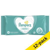 Προσφορά: 12 x Μωρομάντηλα Pampers Sensitive (52 τεμάχια) SPA00191