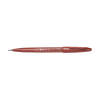 Μαρκαδόρος Pentel Sign SES15C Καφέ 210097