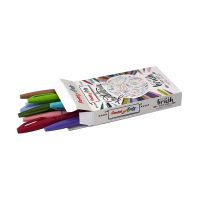 Σετ Μαρκαδόροι Pentel Sign SES15C με Πινέλο σε Παστέλ Χρώματα (12 τμχ) 210336