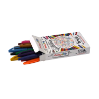 Σετ Μαρκαδόροι Pentel Sign SES15C με Πινέλο, (12 τμχ) 210335