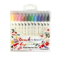 Σετ Μαρκαδόροι Pentel Sign Twin SESW30C με Πινέλο (12 τμχ) 210375