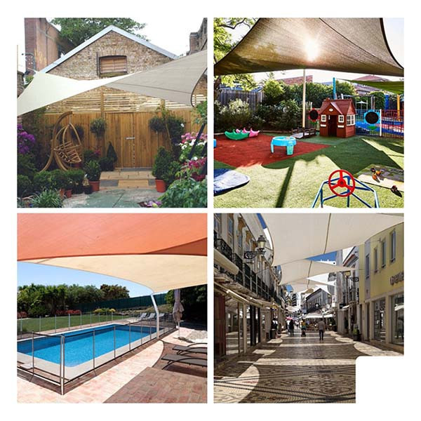 Perel Πανί Σκίασης Ορθογώνιο Gardalux 4 x 3 m Taupe GSS4430TA K170103074 - 3