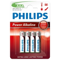 Αλκαλική μπαταρία Philips Power LR03 Micro AAA 4 τεμάχια 098302
