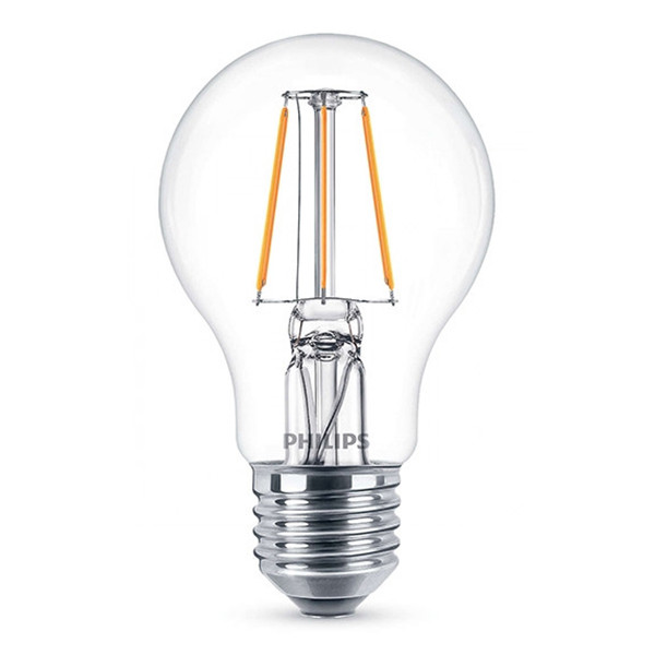 Λάμπα LED νήματος Philips E27, θερμό λευκό, αχλάδι 4,3W (40W) LPH02334 - 1
