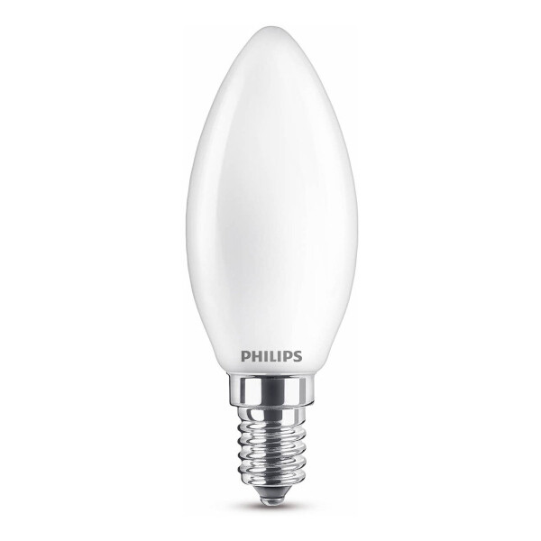Λάμπα LED Philips E14 κερί ματ ζεστό λευκό 4,3W (40W) LPH02415 - 1