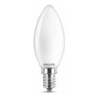 Λάμπα LED Philips E14 κερί ματ ζεστό λευκό 4,3W (40W) LPH02415