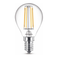 Λάμπα LED Philips E14 Filament 2700K Warm White 4.3W (40W) LPH02396