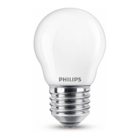 Λάμπα LED Philips E27 ματ σε σχήμα μπάλας 6,5W (60W) LPH02364