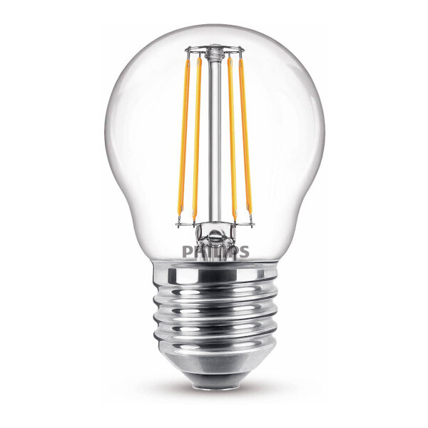 Λάμπα LED Philips E27 Filament 2700K 470lm 4.3W Warm White LPH02372 - 1