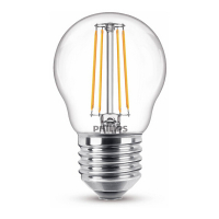 Λάμπα LED Philips E27 Filament 2700K 470lm 4.3W Warm White LPH02372