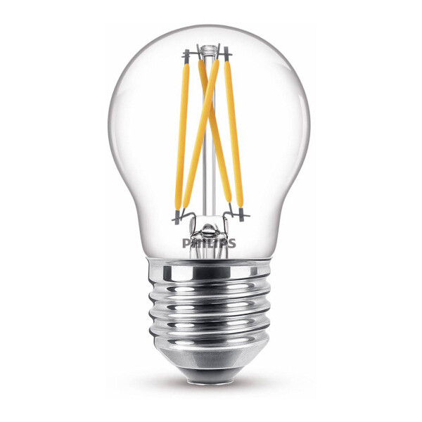 Λάμπα LED Philips E27 Filament WarmGlow 2200K-2700K 1,8W (25W) LPH02543 - 1