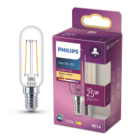 Λάμπα Philips E14 LED Σωλήνας T25 Νήματος Διαφανής 1,9W (25W) | 2700K LPH04157