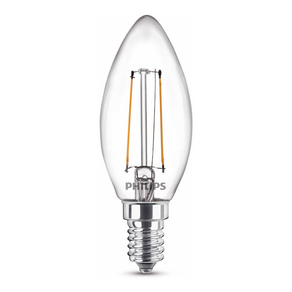 Λαμπτήρας LED Philips E14 Candle Filament 2700K 250lm 2W (25W)Warm White 37757800 LPH02435 - 1