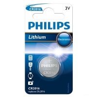 Μπαταρία λιθίου Philips CR2016 σε σχήμα κουμπιού 1 τεμάχιο 098315