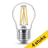 Προσφορά: Λάμπα LED Philips E27 Filament WarmGlow 2200K-2700K 1,8W (25W) 4Τεμ