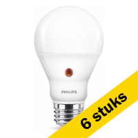 Προσφορά: Λάμπα LED Philips E27 Mat Daylight Sensor 2700K 7,5W Warm White (60W) 6Τεμ
