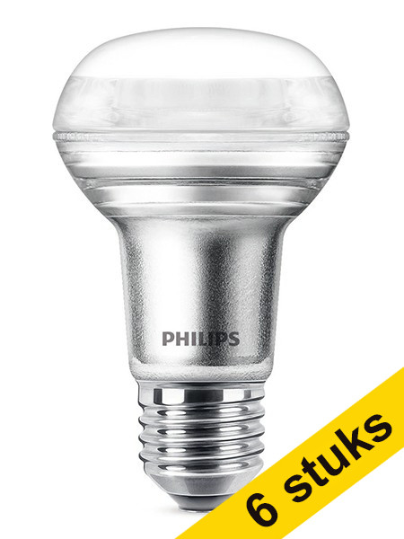 Προσφορά: Λάμπα LED Philips E27 Reflector 2700K 3W Warm White (40W) 6Τεμ LPH00826 - 1