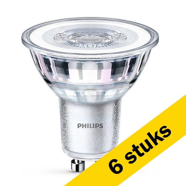Προσφορά: Λάμπα LED Philips GU10 Spot Classic Glass 3,5W (35W) 6Τεμ LPH00331 - 1