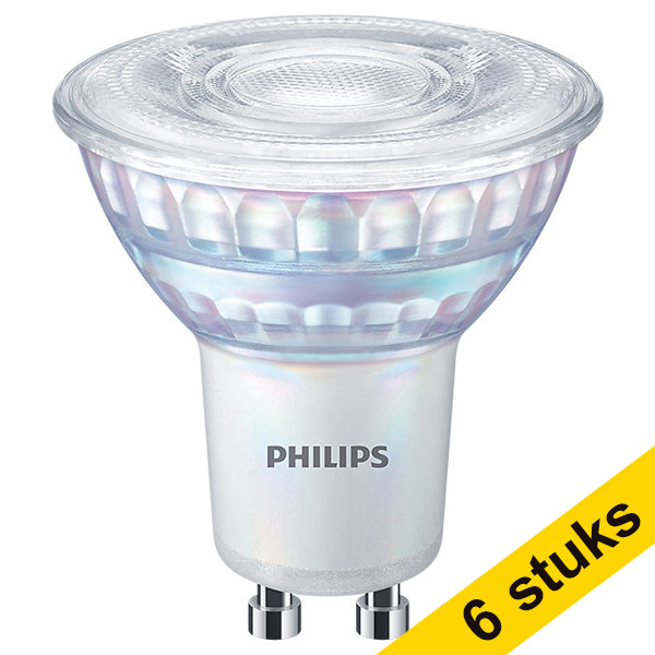 Προσφορά: Λάμπα LED Philips GU10 Spot Dimmable Classic Glass 4000K 3W (35W) 6Τεμ LPH00651 - 1