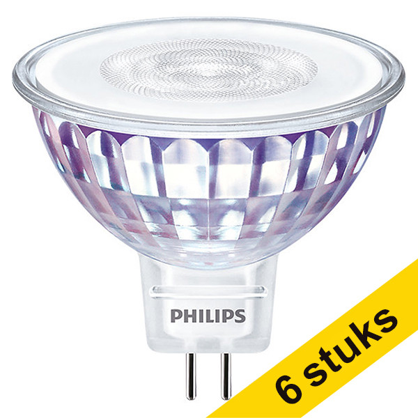 Προσφορά: Λάμπα LED Philips GU5.3 Spot 2700K 7W (50W) 6Τεμ LPH00807 - 1