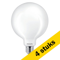 Προσφορά: 4 Λάμπες LED Philips E27 G95 Ματ 7W (60W)