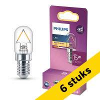 Προσφορά: 6 Λάμπες Philips E14 LED Σωλήνας T20 Νήματος Διαφανής 1W (15W) | 2700K