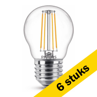 Προσφορά: 6 Λαμπτήρες LED Philips E27 Filament 2700K 470lm 4.3W Warm White