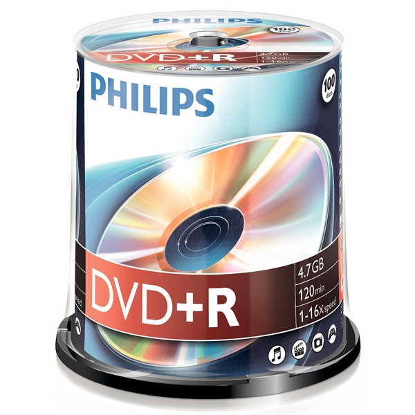 Philips DVD+R 100 τεμάχια σε κουτί 098013 - 1