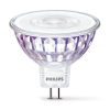 Philips GU5.3 LED θερμής λάμψης με δυνατότητα ρύθμισης φωτεινότητας, γυάλινο σποτ 5W (35W)