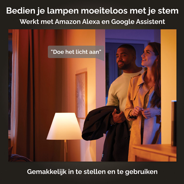 Philips Hue E14 smart λάμπα κερί C39 λευκό και ρυθμιζόμενο RGB Zigbee LPH02700 - 6
