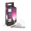 Philips Hue E14 smart λάμπα σφαιρική P45 λευκή και ρυθμιζόμενη RGB Zigbee LPH03365 - 1
