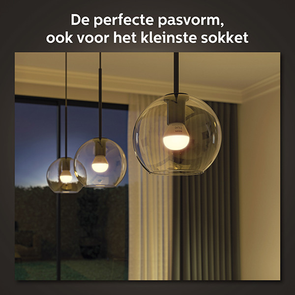Philips Hue E14 smart λάμπα σφαιρική P45 λευκή και ρυθμιζόμενη RGB Zigbee LPH03365 - 3