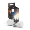Philips Hue E14 smart λάμπα σφαιρική P45 λευκή ρυθμιζόμενη Zigbee 2 τεμάχια LPH03366 - 1