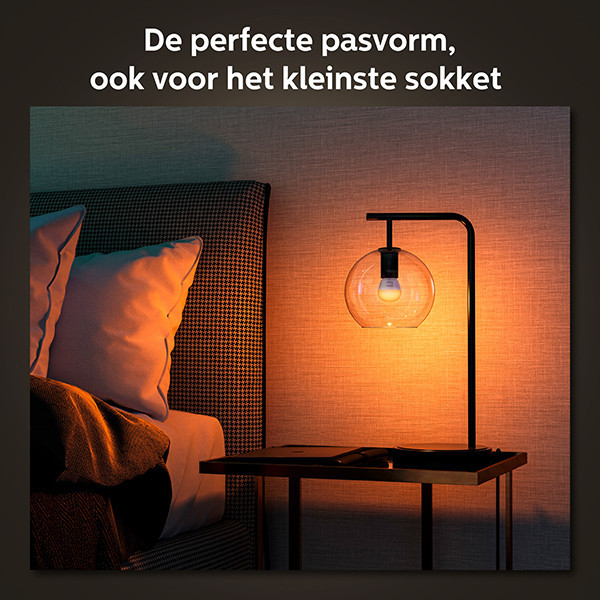 Philips Hue E14 smart λάμπα σφαιρική P45 λευκή ρυθμιζόμενη Zigbee 2 τεμάχια LPH03366 - 3