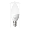 Smart λάμπα Philips Hue E14 λευκό Zigbee 2 τεμάχια LPH02722 - 3