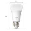Smart λάμπα Philips Hue E27 λευκό zigbee LPH04274 - 2