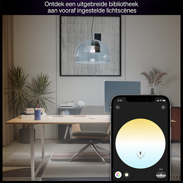Smart λάμπα Philips Hue E27 με ρυθμιζόμενο λευκό φως Zigbee LPH04278 - 8