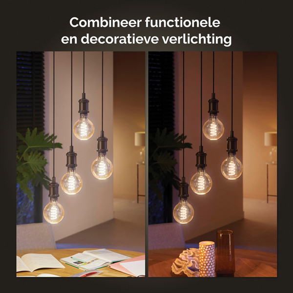 Smart λάμπα Philips Hue E27 σε ζεστό λευκό χρώμα zigbee LPH03642 - 4