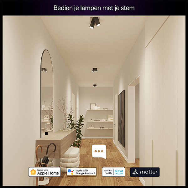 Smart λάμπα Philips Hue Essential GU10 λευκή και ρυθμιζόμενο RGB Zigbee 3 τεμάχια LPH04292 - 6